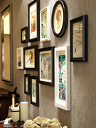 实木照片墙创意组合欧式客厅餐厅卧室装饰免打孔沙发背景相框墙