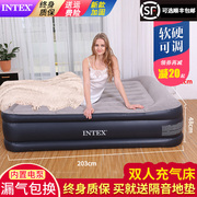 intex充气床垫家用双人，单人加大气垫床加厚加高帐篷，床折叠冲气床