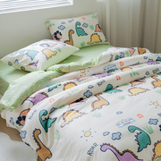 纯棉儿童床单四件套1.5m公主卡通全棉1.2米床上用品三件套1.8