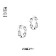 毛晓彤同款RSNY链式耳环女时尚ins小巧气质简约个性S925银耳钉