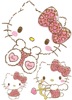 中号F0290-05动漫hello kitty笔记本电脑吉他手机旅行拉杆箱贴纸