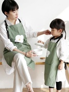 围裙儿童可爱日系亲子绘画做饭厨房卡通防油防水时尚男女工作服