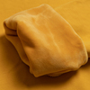 2.0银狐绒上衣姜黄色金黄圆领纯色直筒简约保暖加绒冬季长袖卫衣