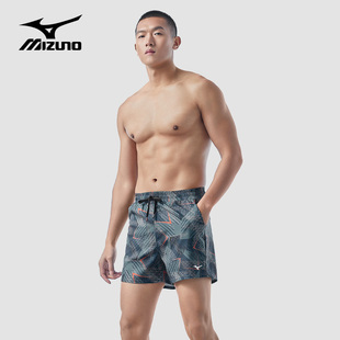 美津浓沙滩裤男士夏季速干透气可下水内衬短裤，海边度假冲浪游泳裤