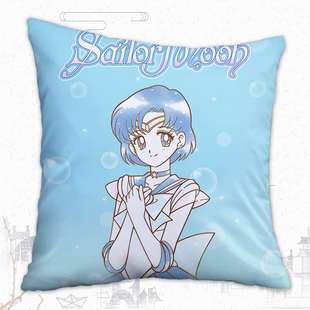 高档Sailor Moon 美少女战士 抱枕 方枕客厅腰靠卧室汽车靠垫可爱