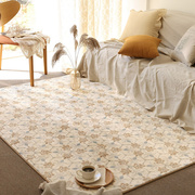 布鲁罗曼韵说北欧现代客厅，花砖艺术卧室，茶几垫子创意床边地毯