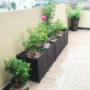 特深花箱户外庭院塑料阳台种植箱种菜用花盆长方形特大月季室外露