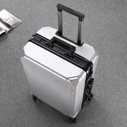 袋鼠行李箱男学生旅行箱20寸登机万向轮铝框女拉杆箱24大容量皮箱
