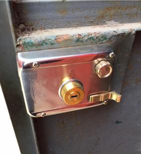 防盗门锁外装门锁木门锁超B级防锡纸铁门锁叶片匙超C级大门锁
