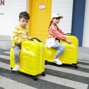 可骑卡通行李箱儿童拉杆箱骑行旅行箱，可坐宝宝拖箱24寸