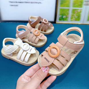 女宝宝凉鞋夏季学步鞋1-3岁婴幼儿软底防滑韩版潮小童鞋子12个月