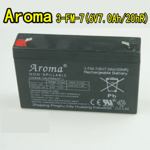 aroma-fm-7(6v7.0ahhr)儿童电动童车，电瓶铅酸蓄电池免维护