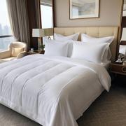 酒店布草四件套贡缎加密床单被罩简约纯棉床上用品南通四件套