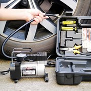 车载轮胎充气泵 便携式汽车打气泵多功能汽车用12v小轿车应急打气