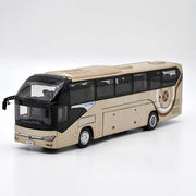 原厂142宇通客车zk6128新一代(新一代)公路，长途客车合金公交巴士模型