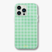  美国Sonix薄荷绿格子磁吸全包防摔透明苹果手机壳iphone15ProMax系列