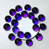 7a乌拉圭天然紫水晶散珠子无孔单颗多宝手串项链吊坠diy饰品配件