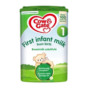 直邮英国进口cow&gate牛栏，幼儿配方牛奶粉1段0-6个月2桶