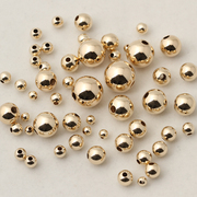2-10mm美国进口14k包金，圆珠散珠配珠饰品，配件diy手链项链材料