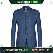 香港直邮armanicollezioni男士蓝色西装外套rcg050-rcs24-906
