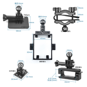 九头蛇 行车记录仪支架吸盘双面胶适用改装配件 单独接头看清尺寸