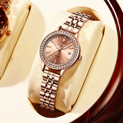 瑞士品牌手表女士超薄时尚防水夜光石英腕表直播外贸
