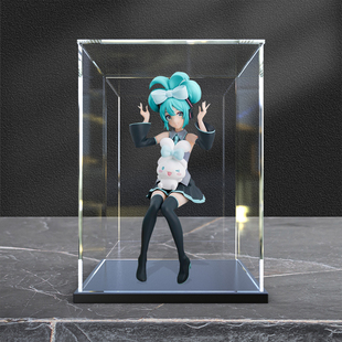 展示盒适用SEGA初音玉桂狗联名初音未来手办三丽鸥大耳狗初音手办