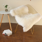 纯羊毛地毯客厅卧室整张羊皮沙发垫飘窗垫床边毯欧式