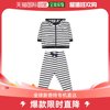 香港直邮潮奢 Petit Bateau 婴儿条纹卫衣+裤子两件装童装