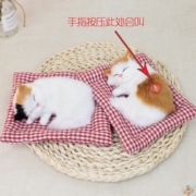 会叫仿真小猫猫咪，假猫玩偶布偶毛绒玩具猫摆件，送女友孩子生日礼物