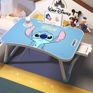 迪士尼正版授权床上小桌子折叠桌笔记本电脑桌，简易学生书桌课桌板家用写字桌多功能阅读儿童学习桌卡通写字桌