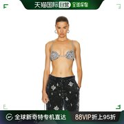 香港直邮潮奢 PATBO 女士 水晶链条比基尼内衣 TOP26162US