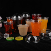 网红pet奶茶杯子ins风一次性，透明带盖冷饮，杯打包塑料500ml咖啡杯