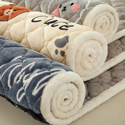 牛奶珊瑚绒床垫软垫家用防滑垫褥冬季床毯子铺底宿舍加绒厚款床盖