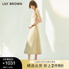 LILY BROWN春夏款甜酷无袖露腰桃心领背心连衣裙LWFO232064