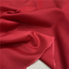 大牌尾货重磅真丝羊毛布料 优雅大红色斜纹丝毛裙子外套礼服面料