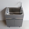 304不锈钢水槽柜现代洗衣机柜阳台洗手脸台盆柜小户型浴室X柜组