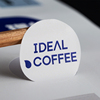 奶茶店PVC不干胶贴纸定制商标标签LGOG杯子标贴印刷咖啡冷饮