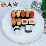 仿真日式便当寿司模型鱼籽酱海苔紫菜包饭模型道具假样品摆设定制