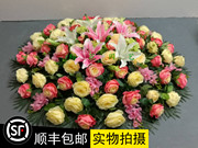 花餐绢花园艺西欧风情套装摆放花艺混合式会议北京大酒店花