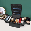 手提专业防水化妆包收纳包简约(包简约)便携美甲纹绣化妆师工具箱跟妆盒