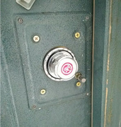 老式防盗门锁自动碰锁家家石牛十字锁升级级叶片锁芯大门新多cb
