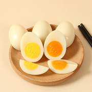 冰箱贴水煮糖心蛋鸭蛋厨房假菜肴模型道具荷包蛋磁贴仿真半个鸡蛋