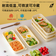 日式便当打包盒一次性餐盒寿司盒玉米淀粉饭盒外卖快餐轻食包装盒