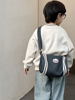儿童包包韩版时尚网红男童女孩手拎斜挎水桶枕头包印花字母斜跨包