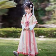 古筝演出服儿童女童比赛独奏专业汉服中国风六一表演服装中大童