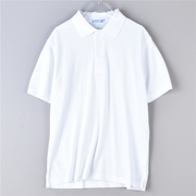 品质男生纯白色Polo衫812L75242夏季商务休闲学院风短袖棉T恤上衣