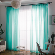北欧风窗纱纱帘窗帘，简约现代成品定制落地窗，飘窗客厅阳台卧室