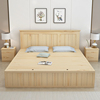 实木高箱床简易床气动床1.5米1.8米收纳床榻榻米床实木定制