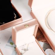 首饰收纳盒高档pu皮高级项链，盒子礼物盒，便携手链戒指耳环珠宝镯子